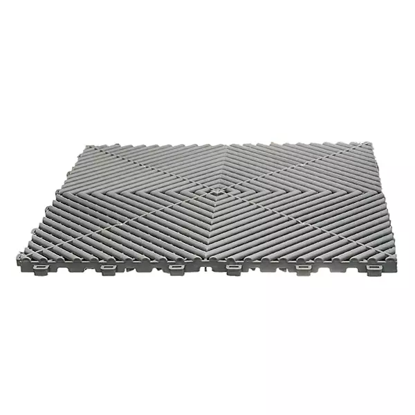 Lattialaatta, aluminium grey 40x40cm 10x30 kpl - Lattialaatat - FLOOR4040GREY - 1